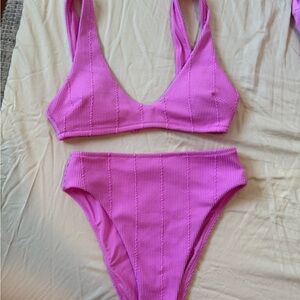 Aerie Pink Bikini Set